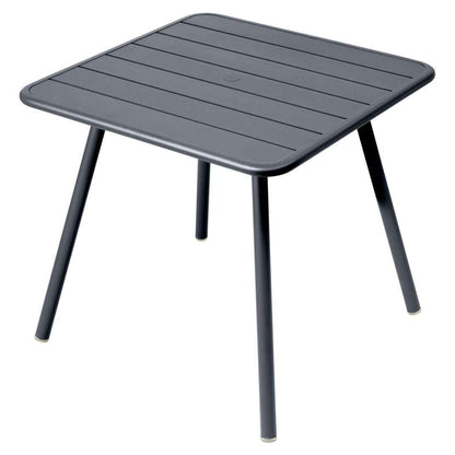 TABLE LUXEMBOURG 80 X 80 CM FERMOB Carbone