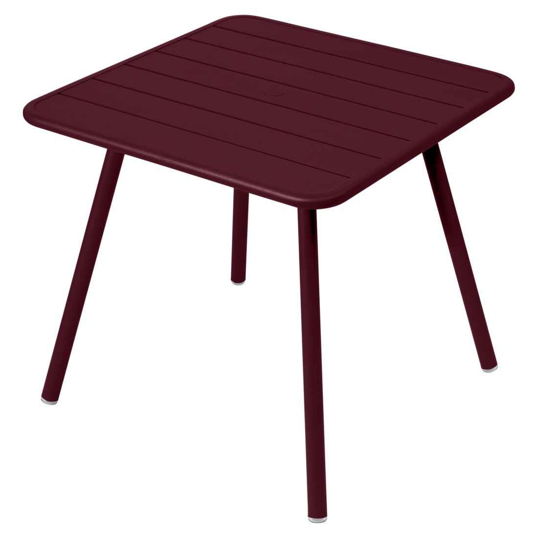 TABLE LUXEMBOURG 80 X 80 CM FERMOB Cerise noire