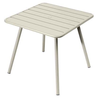 TABLE LUXEMBOURG 80 X 80 CM FERMOB Gris argile