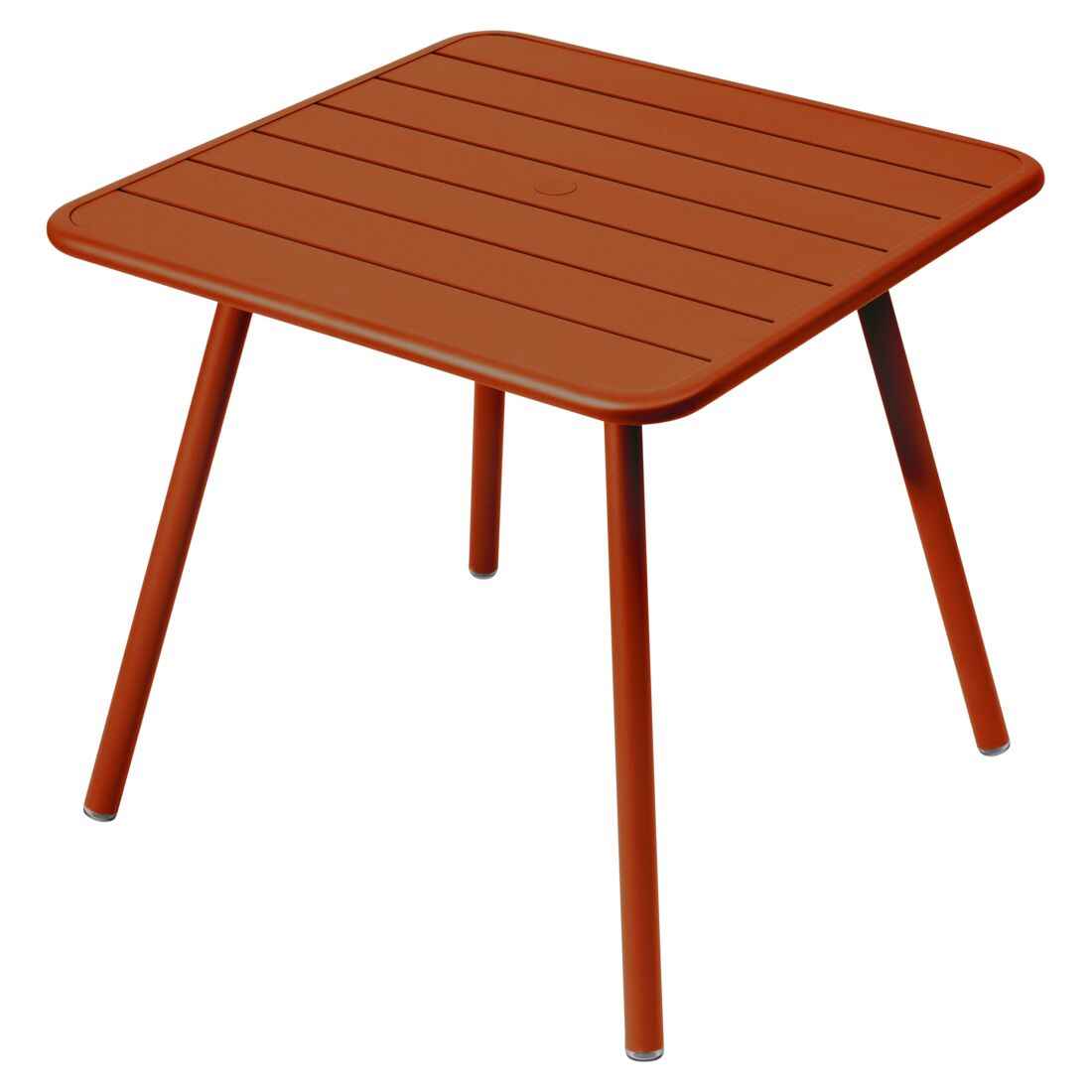 TABLE LUXEMBOURG 80 X 80 CM FERMOB Orange confite