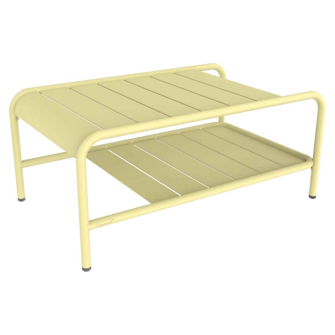TABLE BASSE LUXEMBOURG 90 x 55 CM FERMOB Citron givré
