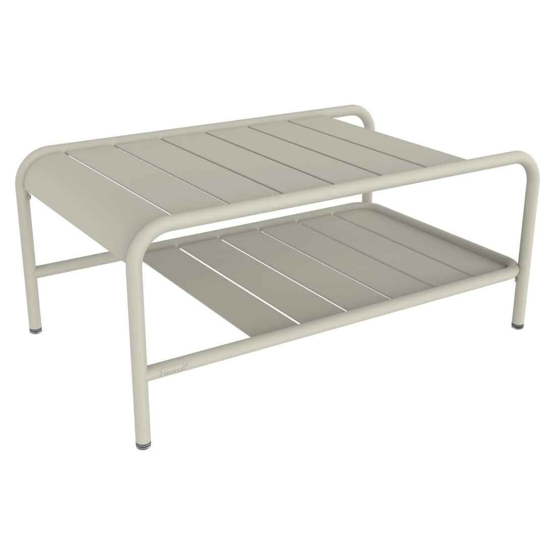TABLE BASSE LUXEMBOURG 90 x 55 CM FERMOB Gris argile