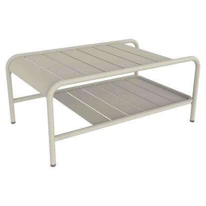 TABLE BASSE LUXEMBOURG 90 x 55 CM FERMOB Gris argile