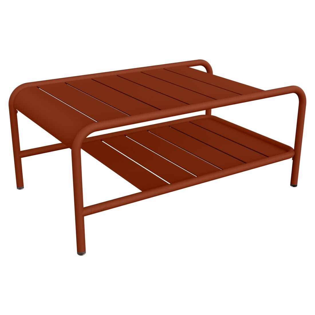 TABLE BASSE LUXEMBOURG 90 x 55 CM FERMOB Ocre rouge