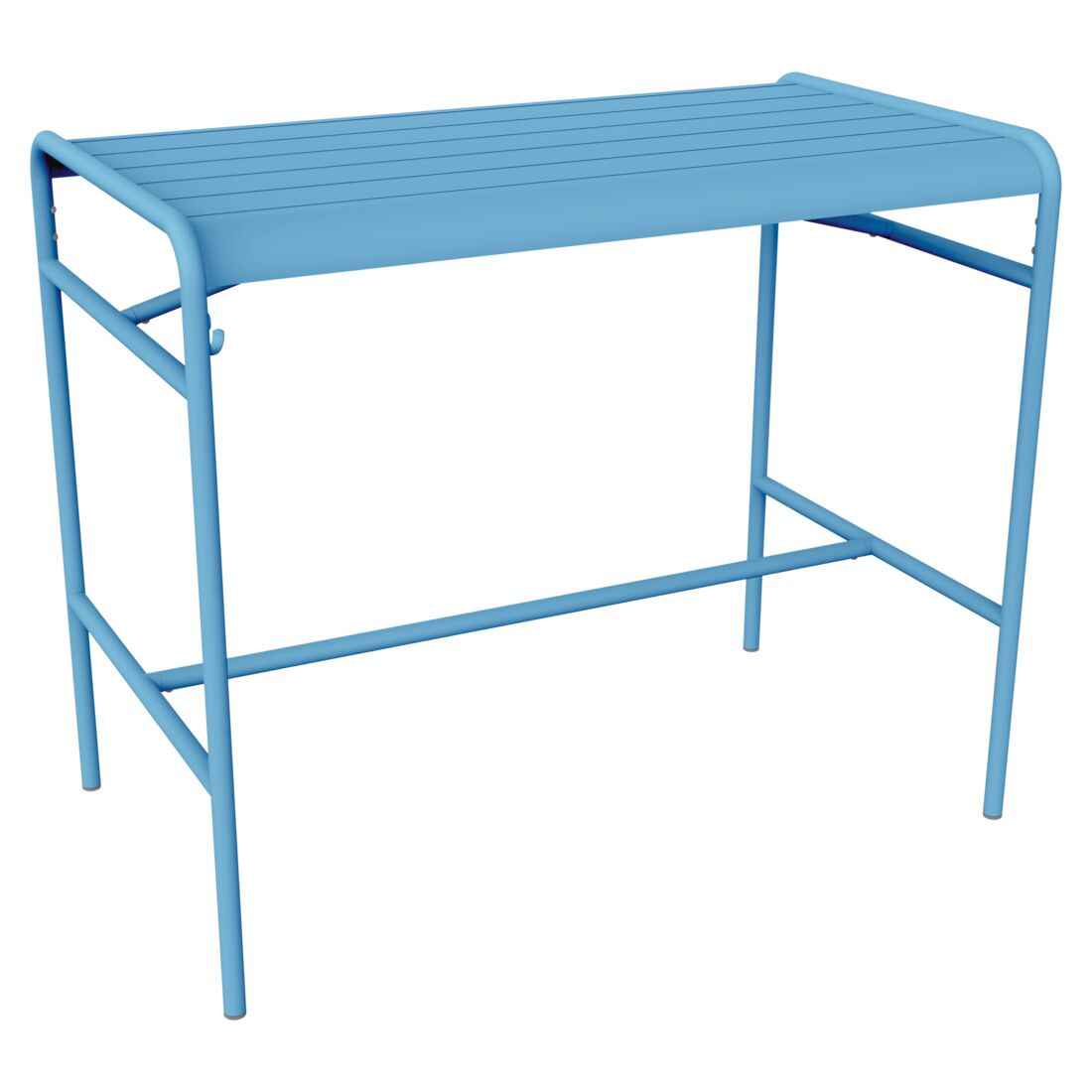 TABLE HAUTE LUXEMBOURG 126 X 73 CM FERMOB Bleu maya