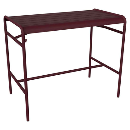 TABLE HAUTE LUXEMBOURG 126 X 73 CM FERMOB Cerise noire