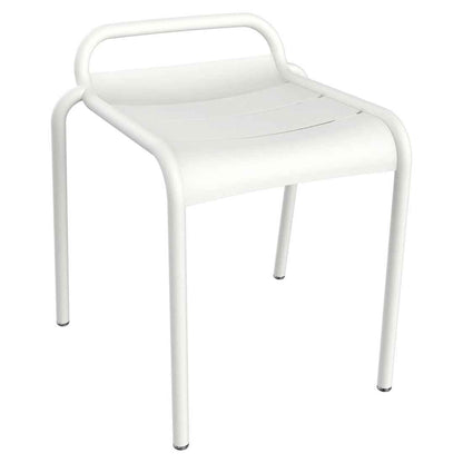TABOURET LUXEMBOURG FERMOB Blanc coton