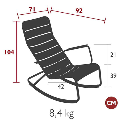 ROCKING CHAIR LUXEMBOURG FERMOB