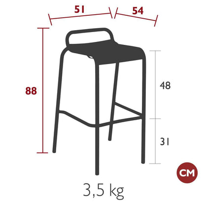 TABOURET DE BAR LUXEMBOURG FERMOB