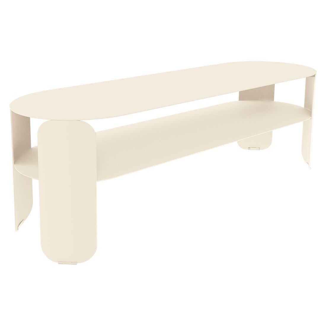CONSOLE BASSE BEBOP FERMOB Beige latte