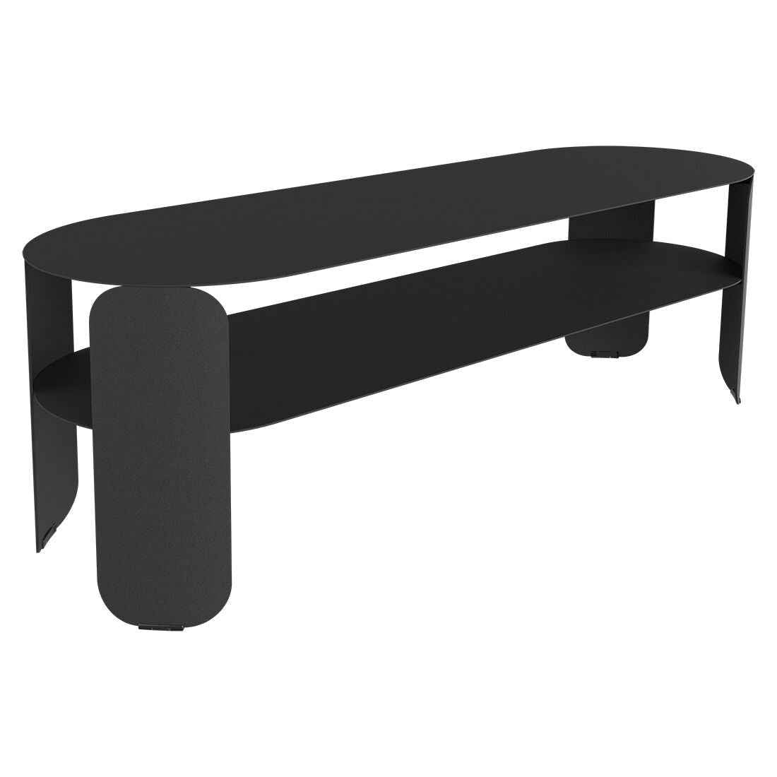 CONSOLE BASSE BEBOP FERMOB Carbone