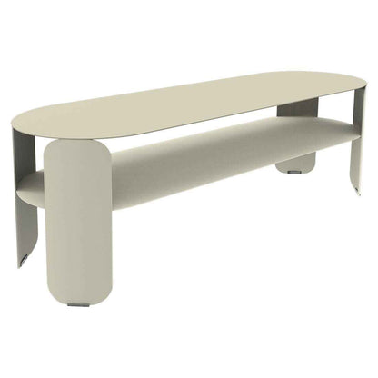 CONSOLE BASSE BEBOP FERMOB Gris argile