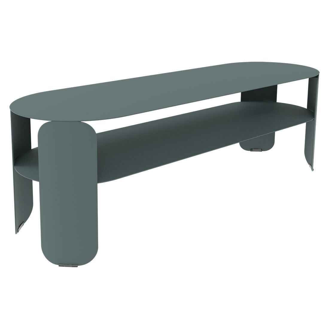 CONSOLE BASSE BEBOP FERMOB Gris orage
