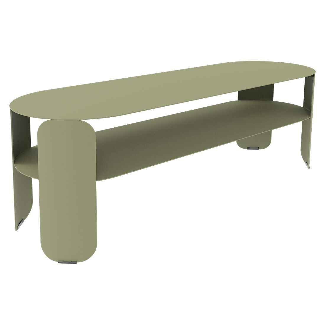 CONSOLE BASSE BEBOP FERMOB Vert tilleul
