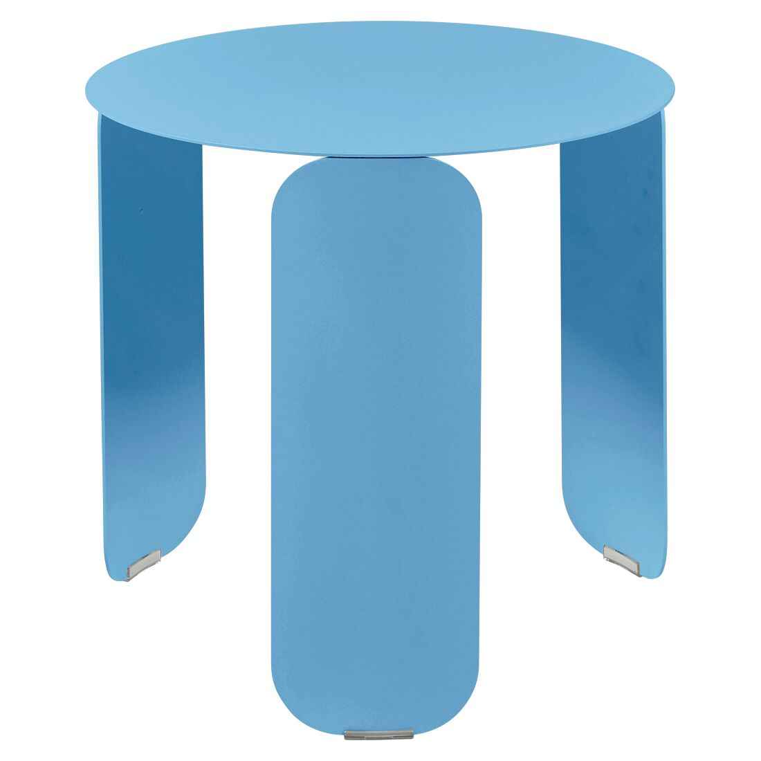 TABLE BASSE BEBOP Ø 45 CM FERMOB Bleu maya