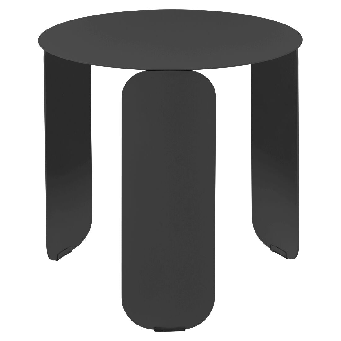 TABLE BASSE BEBOP Ø 45 CM FERMOB Carbone