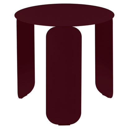 TABLE BASSE BEBOP Ø 45 CM FERMOB Cerise noire