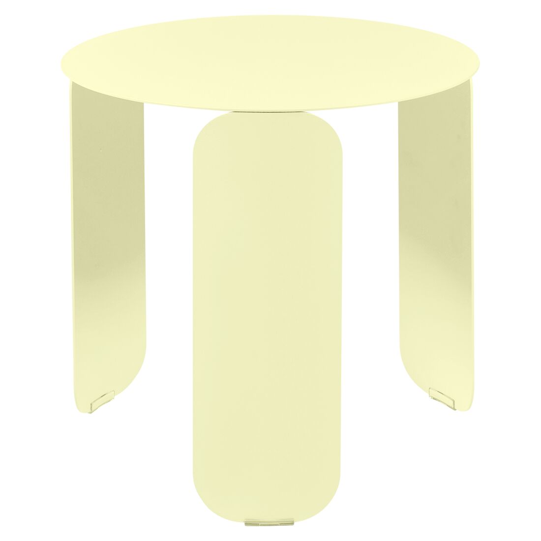 TABLE BASSE BEBOP Ø 45 CM FERMOB Citron givré