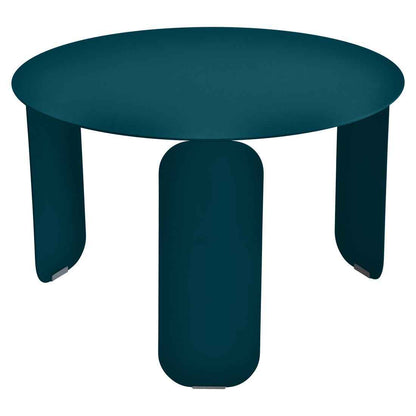 TABLE BASSE BEBOP Ø 60 CM FERMOB Bleu acapulco