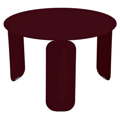 TABLE BASSE BEBOP Ø 60 CM FERMOB Cerise noire
