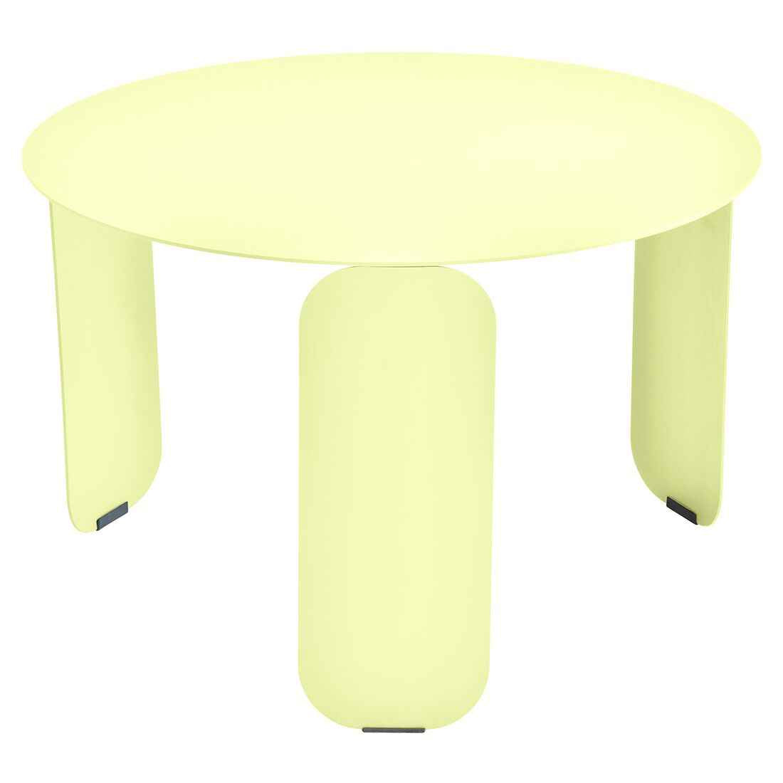 TABLE BASSE BEBOP Ø 60 CM FERMOB Citron givré