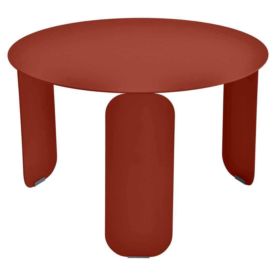 TABLE BASSE BEBOP Ø 60 CM FERMOB Ocre rouge