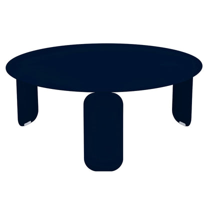 TABLE BASSE BEBOP Ø 80 CM FERMOB Bleu abysse