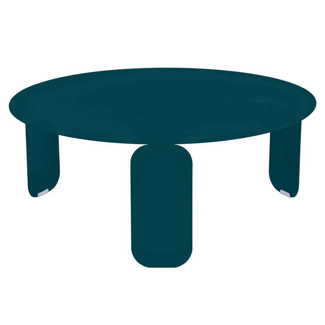 TABLE BASSE BEBOP Ø 80 CM FERMOB Bleu acapulco