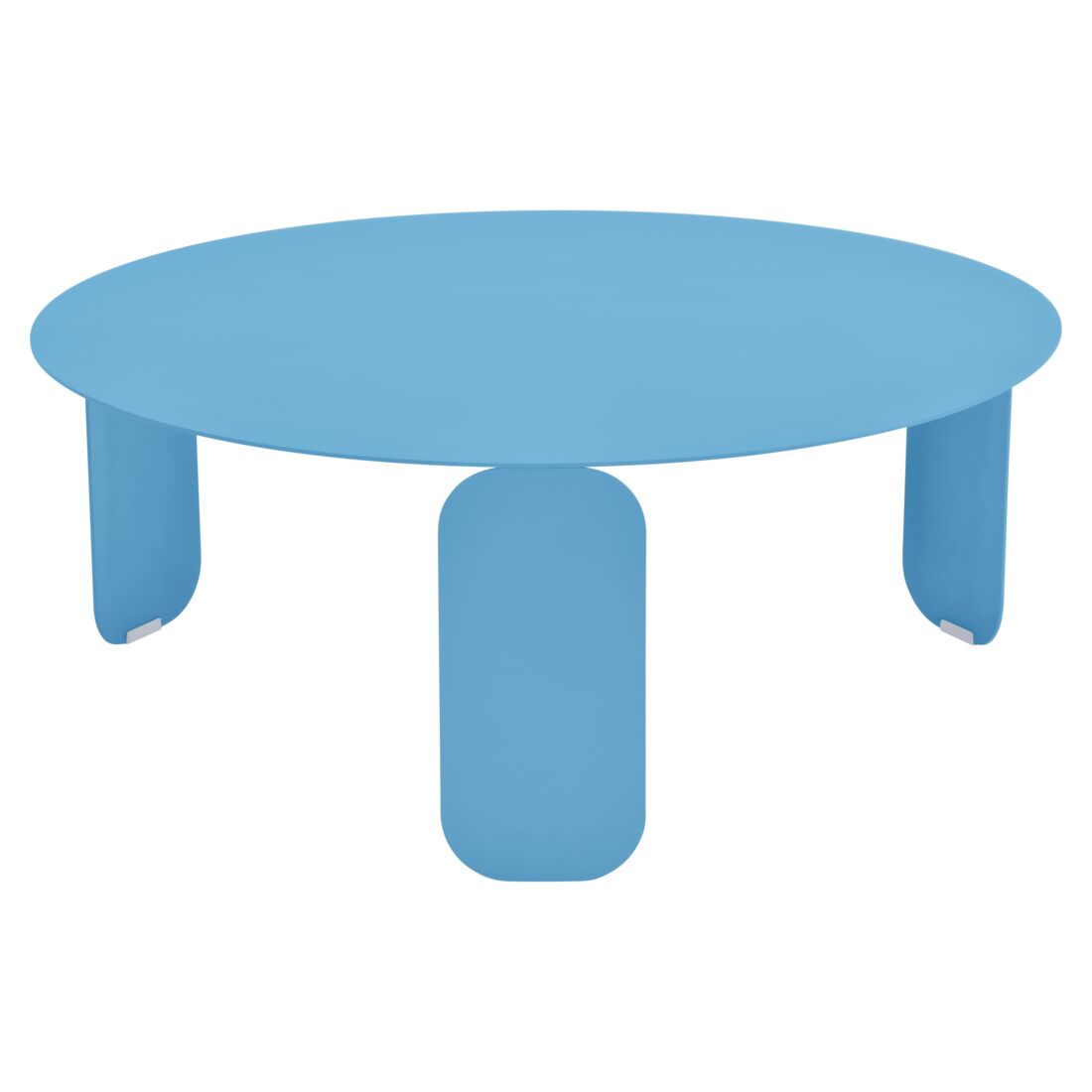 TABLE BASSE BEBOP Ø 80 CM FERMOB Bleu maya