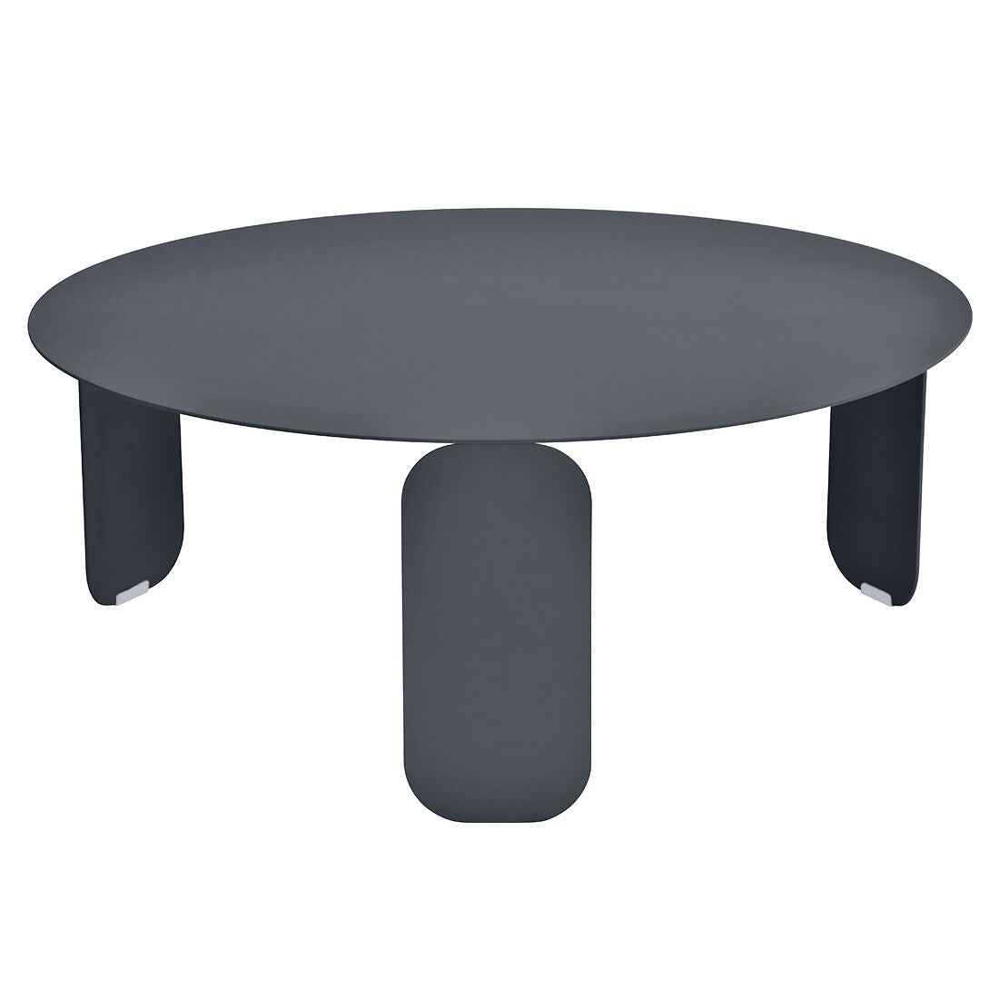 TABLE BASSE BEBOP Ø 80 CM FERMOB Carbone