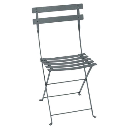 CHAISE MÉTAL BISTRO FERMOB Gris orage