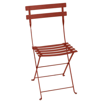 CHAISE MÉTAL BISTRO FERMOB Ocre rouge