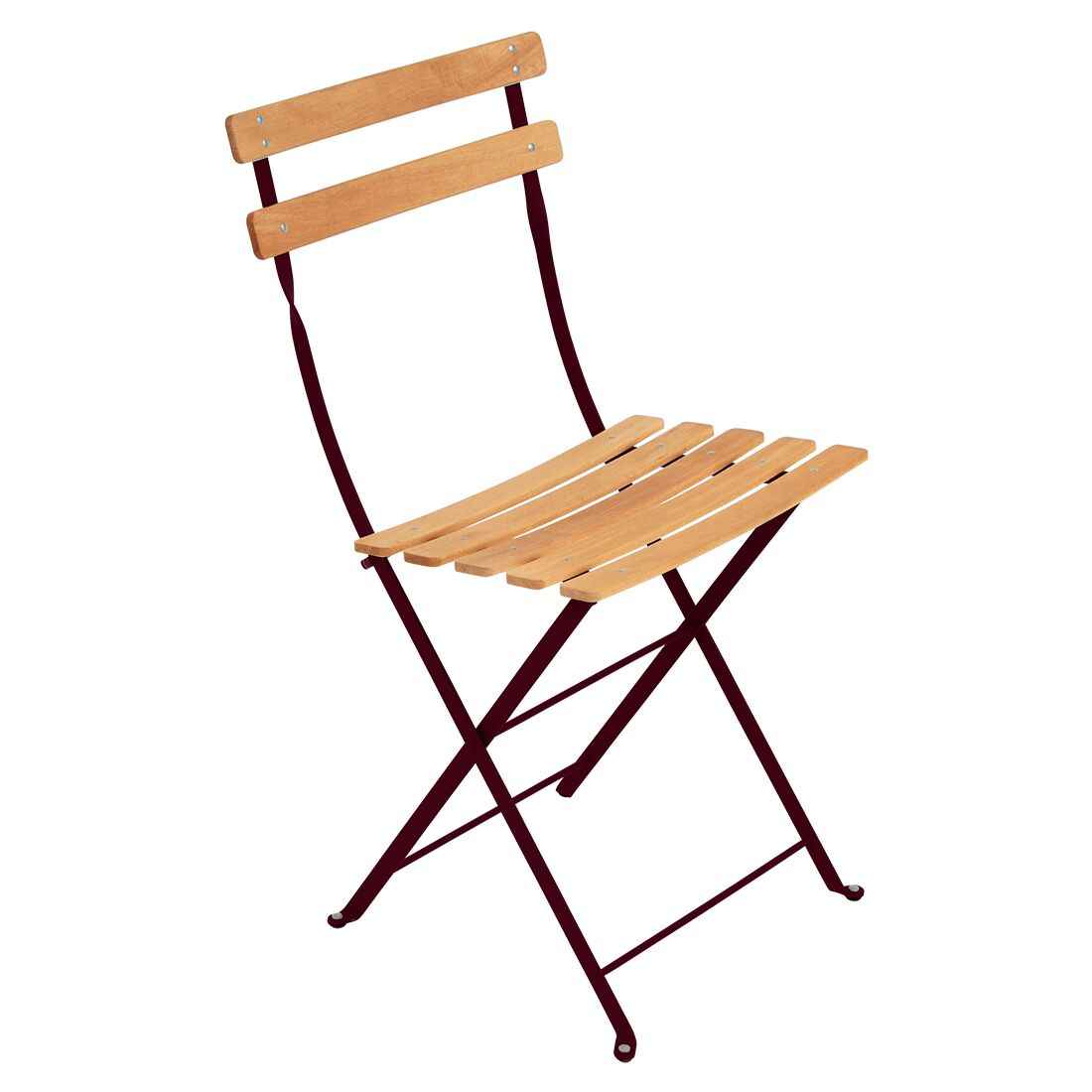 CHAISE NATUREL BISTRO FERMOB Cerise noire
