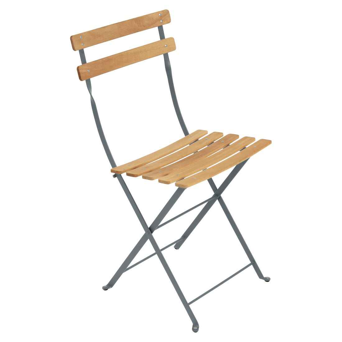 CHAISE NATUREL BISTRO FERMOB Gris orage