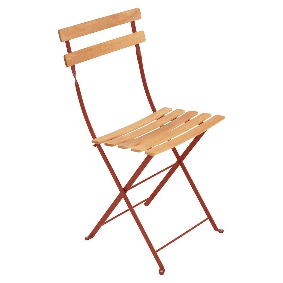 CHAISE NATUREL BISTRO FERMOB Ocre rouge