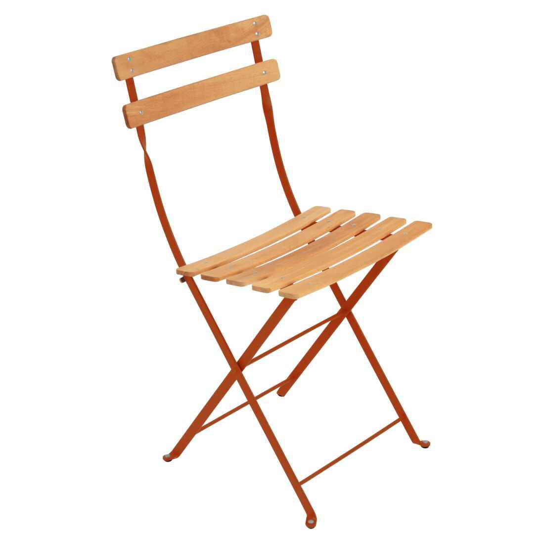 CHAISE NATUREL BISTRO FERMOB Orange confite