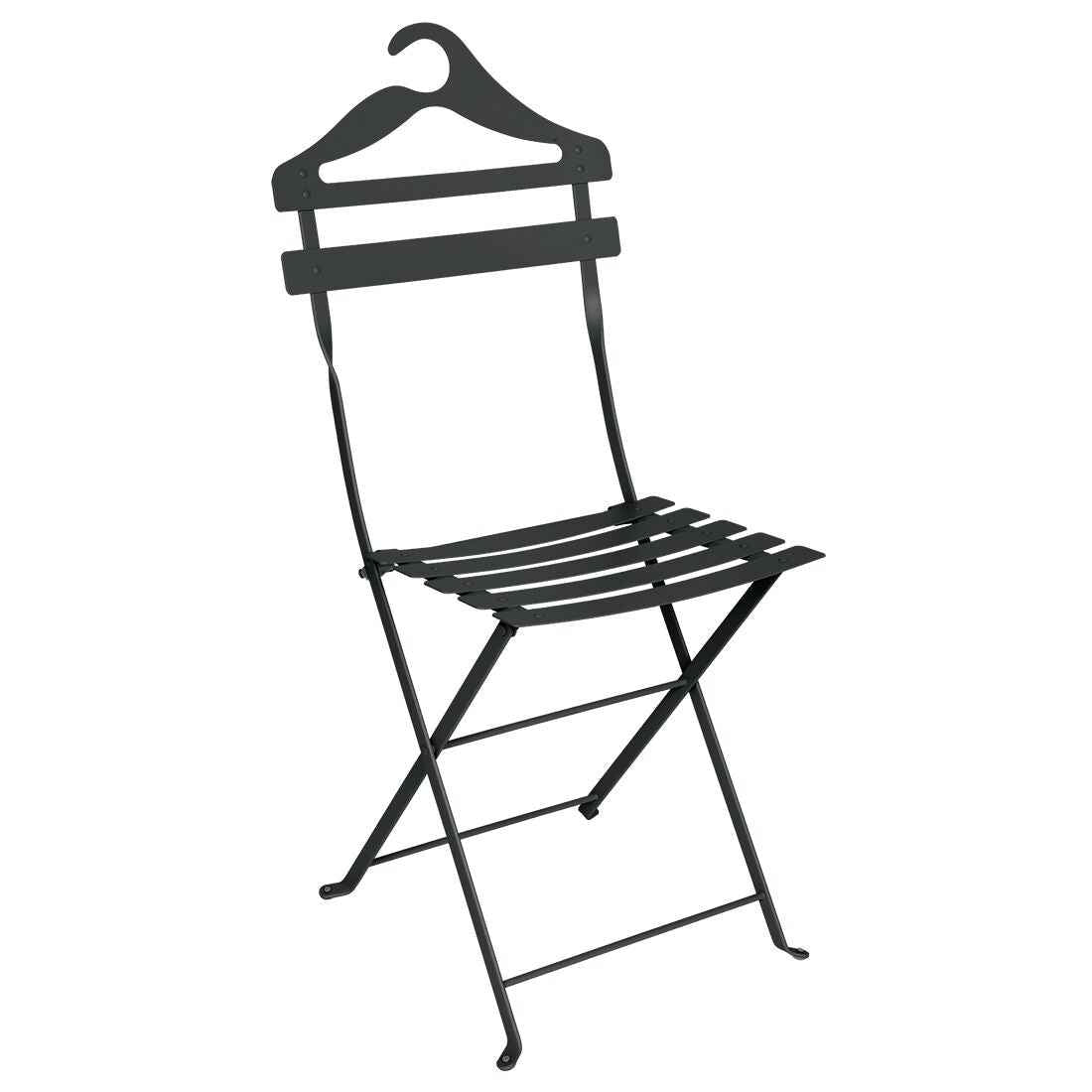 CHAISE VALET BISTRO FERMOB Carbone