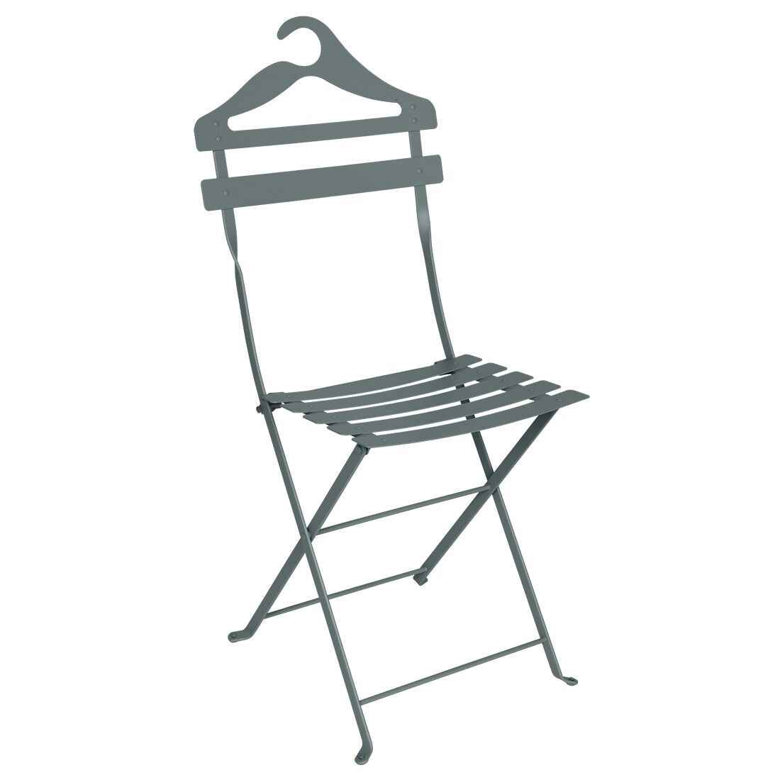 CHAISE VALET BISTRO FERMOB Gris orage