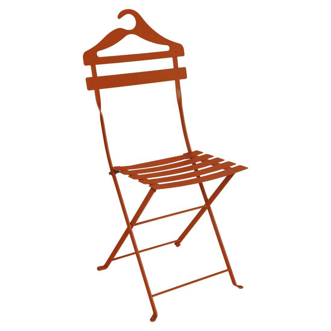 CHAISE VALET BISTRO FERMOB Orange confite