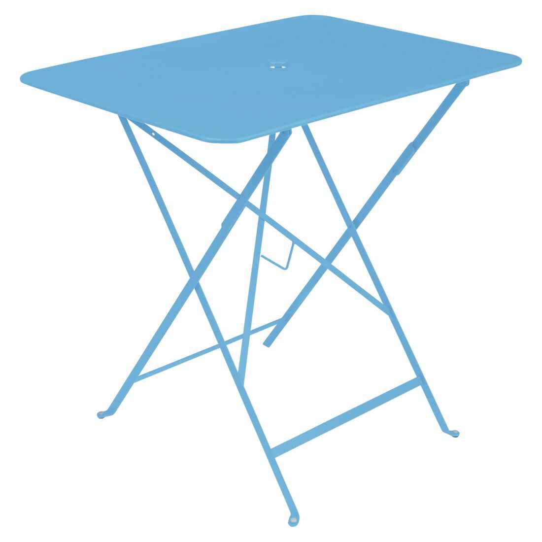 TABLE BISTRO 77 X 57 CM FERMOB Bleu maya