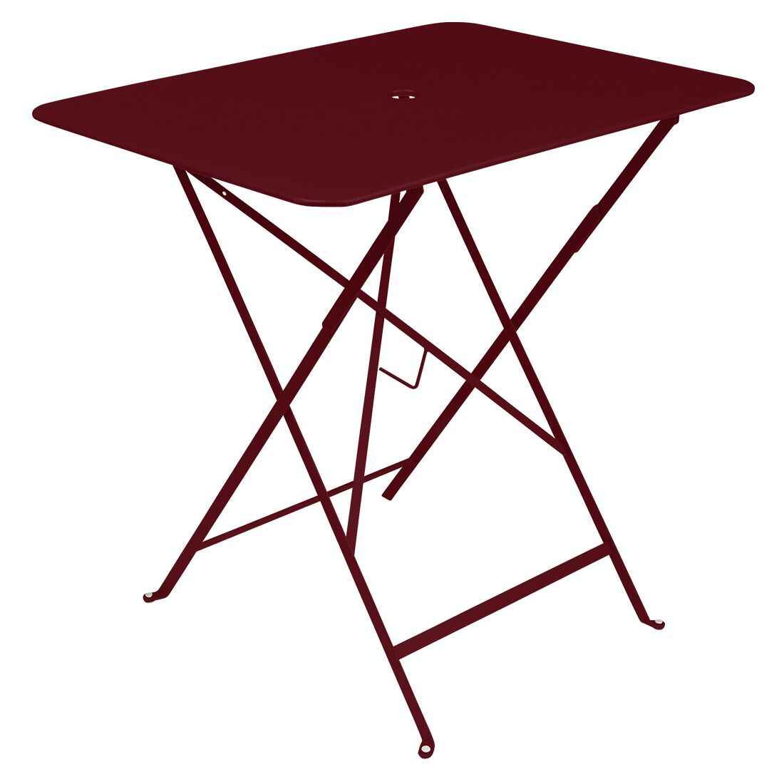 TABLE BISTRO 77 X 57 CM FERMOB Cerise noire