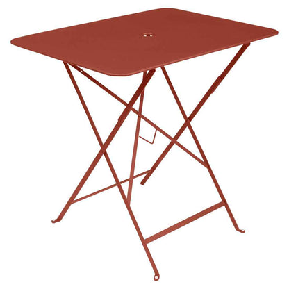 TABLE BISTRO 77 X 57 CM FERMOB Ocre rouge