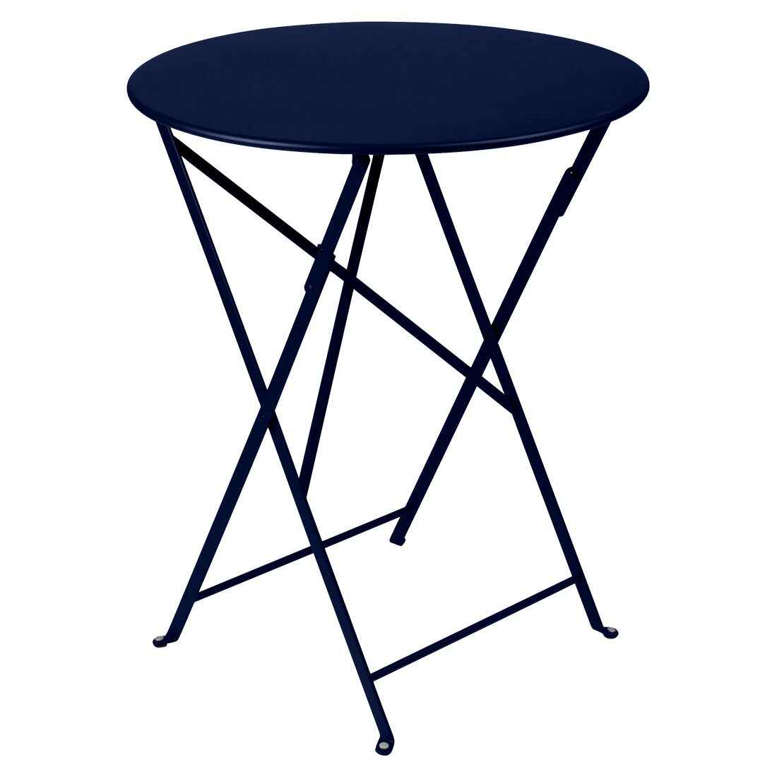 TABLE RONDE BISTRO Ø 60 CM FERMOB Bleu abysse