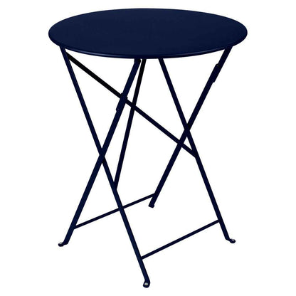 TABLE RONDE BISTRO Ø 60 CM FERMOB Bleu abysse
