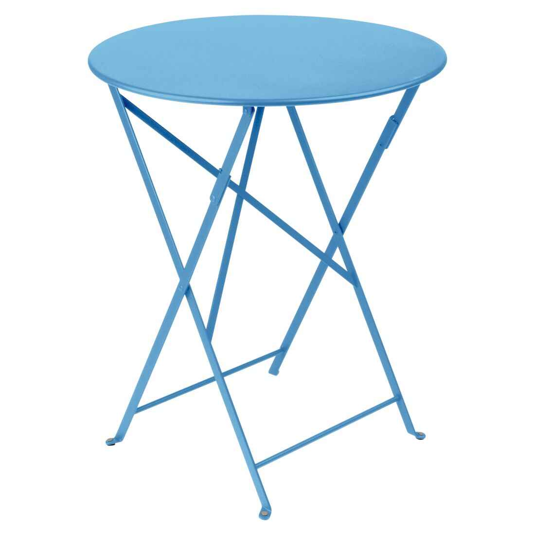 TABLE RONDE BISTRO Ø 60 CM FERMOB Bleu maya