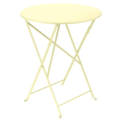 TABLE RONDE BISTRO Ø 60 CM FERMOB Citron givré