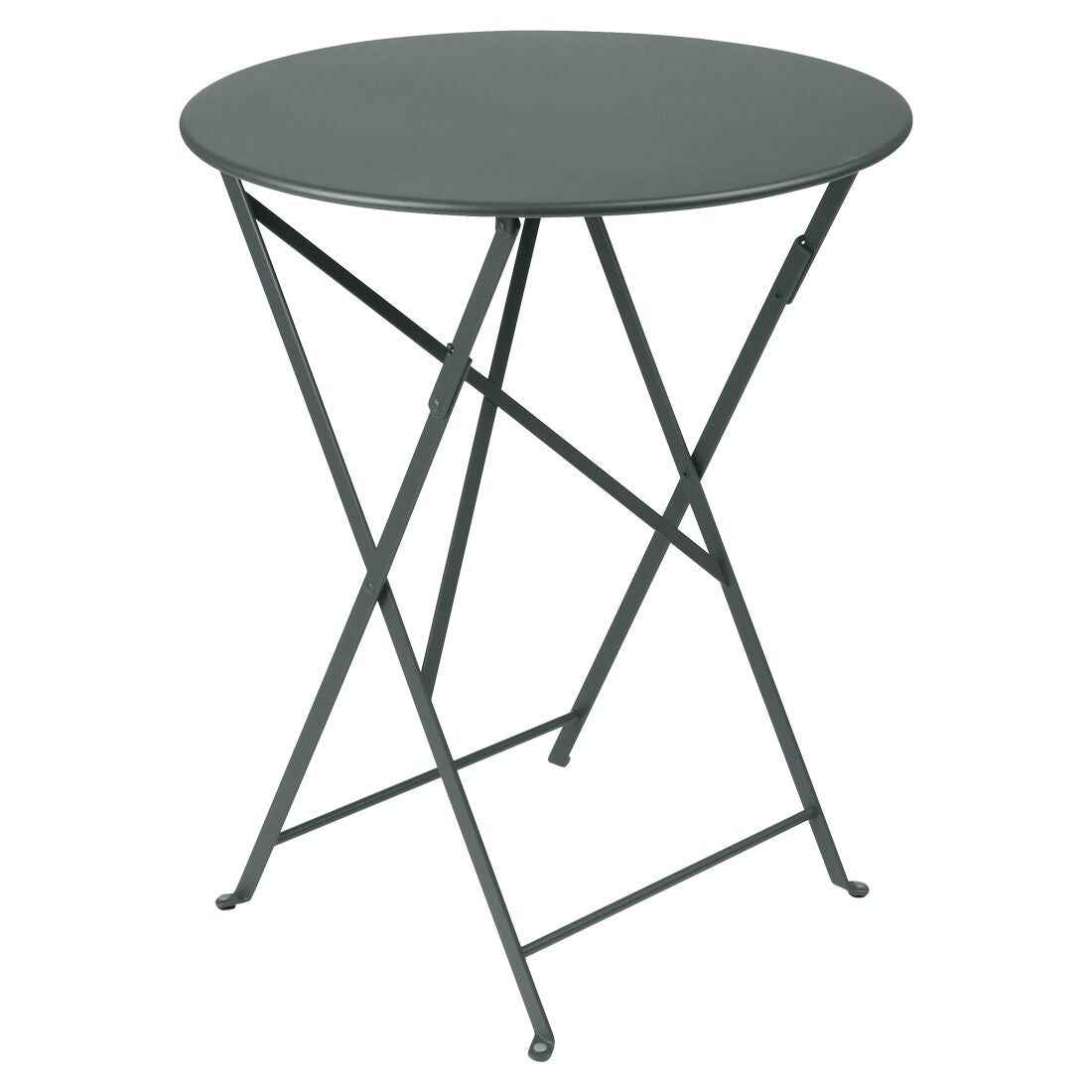TABLE RONDE BISTRO Ø 60 CM FERMOB Gris orage