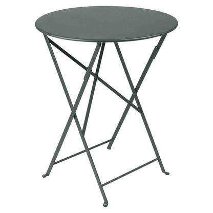 TABLE RONDE BISTRO Ø 60 CM FERMOB Gris orage