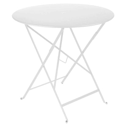 TABLE RONDE BISTRO Ø 77 CM FERMOB Blanc coton