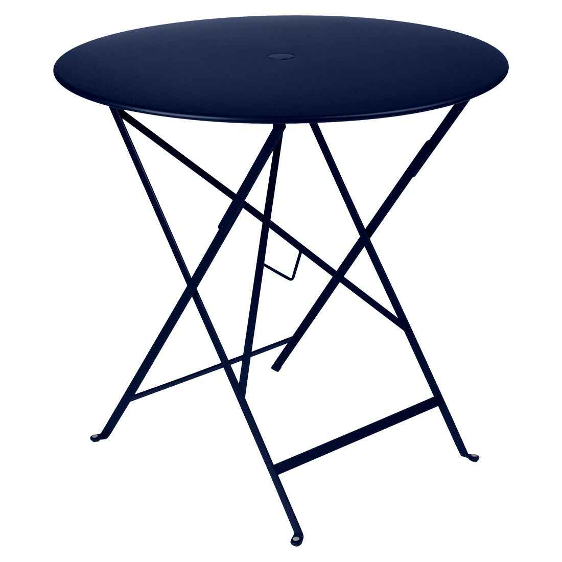 TABLE RONDE BISTRO Ø 77 CM FERMOB Bleu abysse